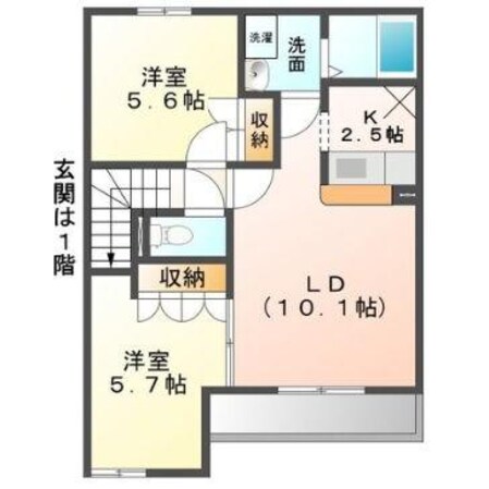 オーキッドすぎさわの物件間取画像